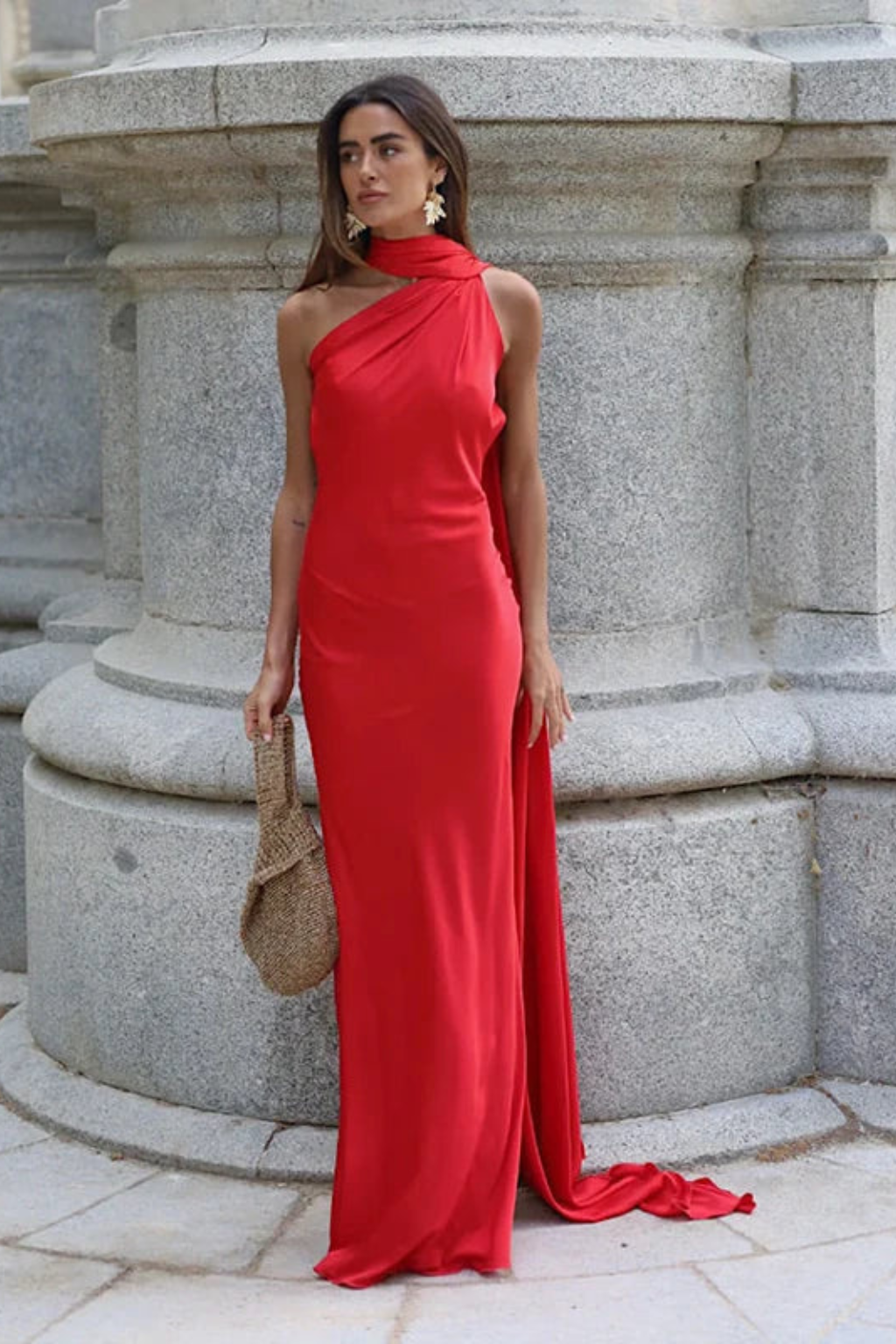 Vivienne Cord | Women Halter Neck Maxi Dress
