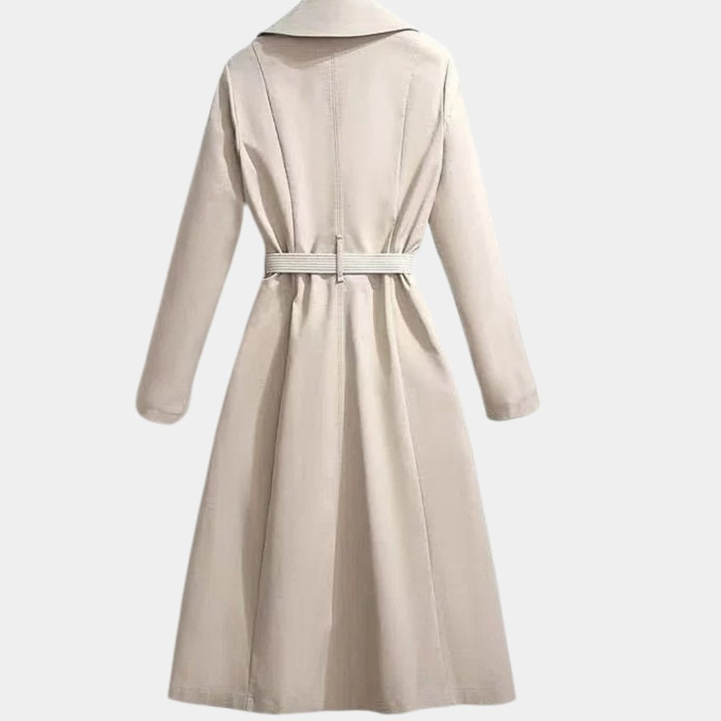 Inaya Bren | Women's Belted Classic Midi Trench Coat
