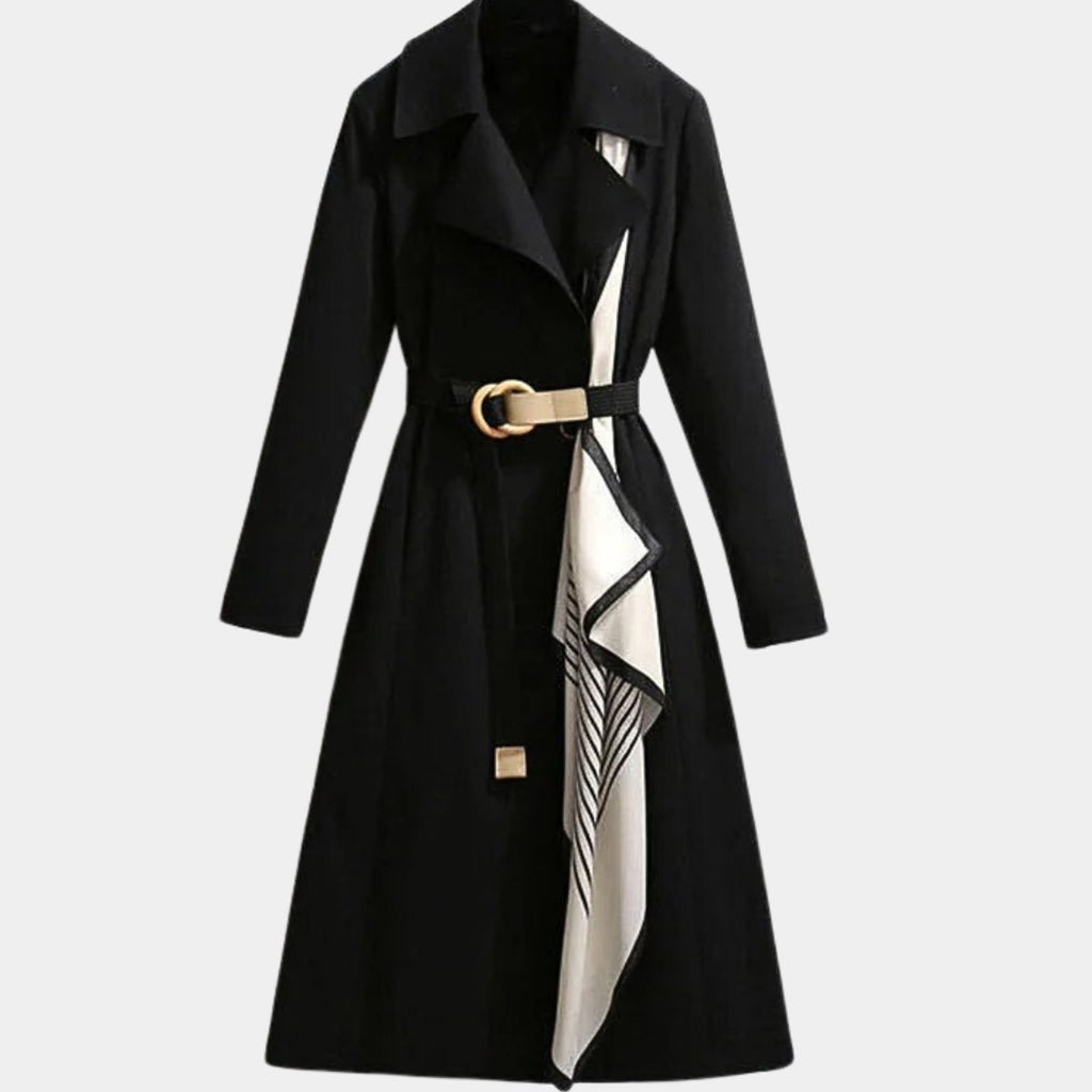 Inaya Bren | Women's Belted Classic Midi Trench Coat