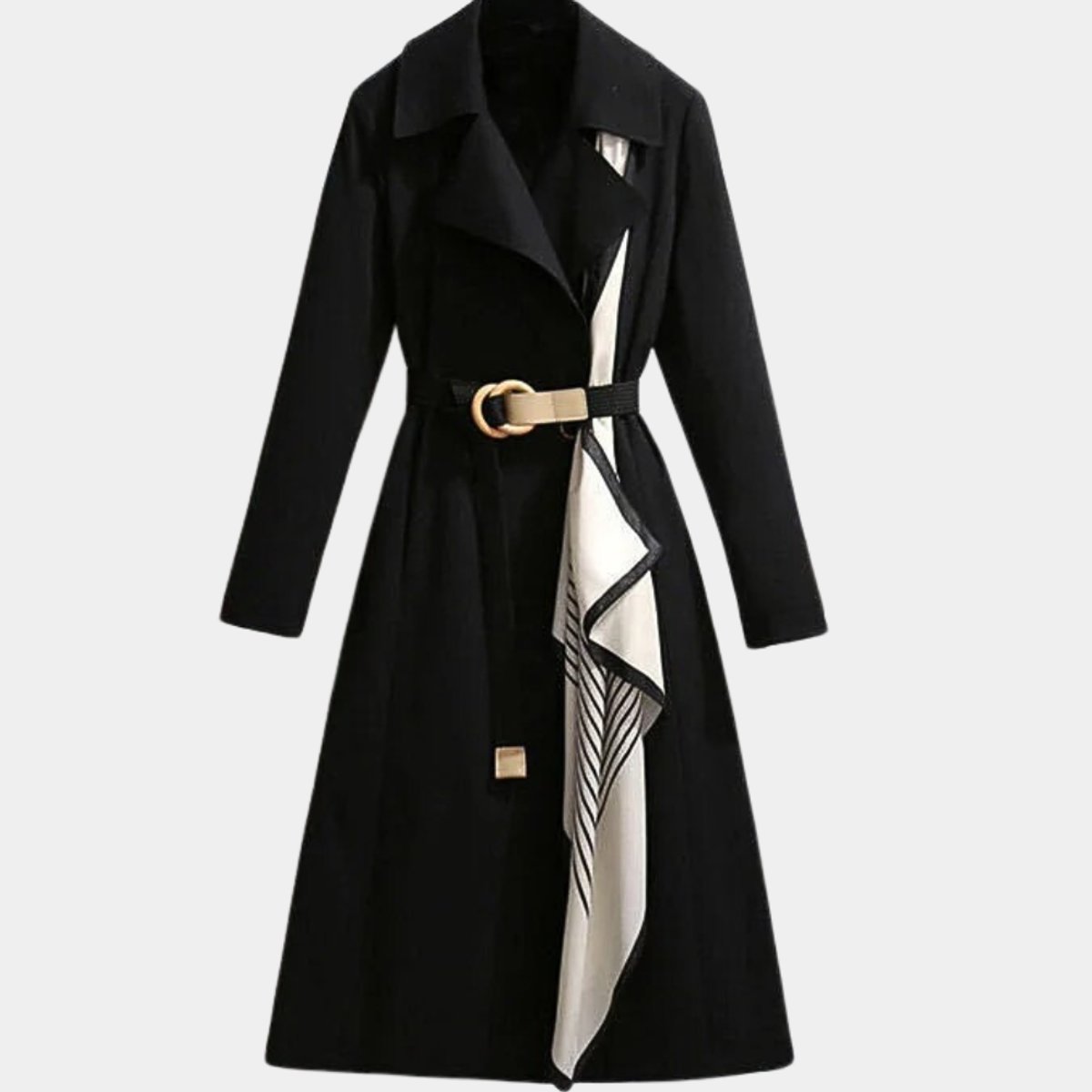 Inaya Bren | Women's Belted Classic Midi Trench Coat
