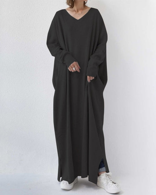 Blaise Baudin | Women's Oversized Long Sleeves Winter Outfit Dress