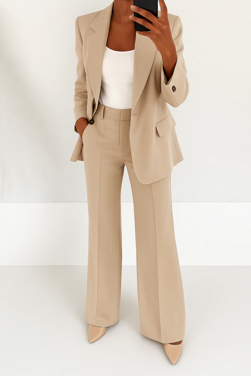 Charlotte Pron | Women's Blazer Full Length