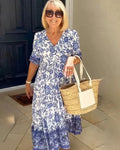 Eloise Vance | Women's Boho Maxi Dress - Effortless Beauty