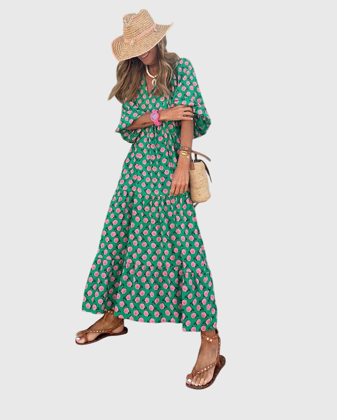 Ines Marot | Women's Boho Maxi Dress