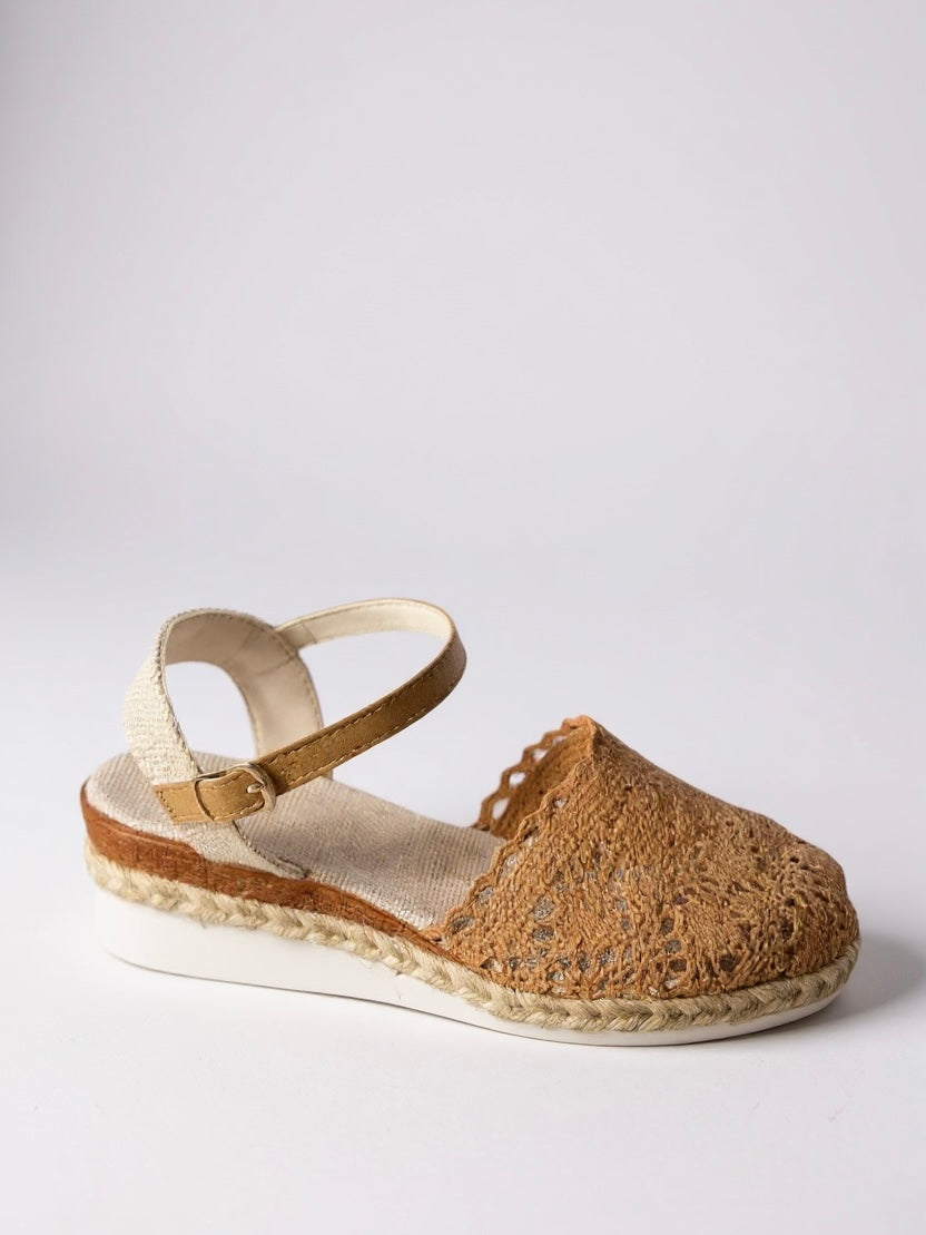 Adrienne Bres | Women's Boho Wedge Espadrilles Ankle Strap Shoes