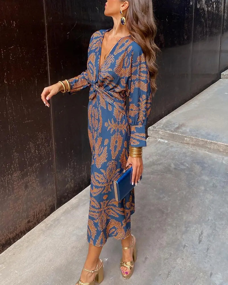 Anne Castel | Women's Boho Wrap Maxi Dress