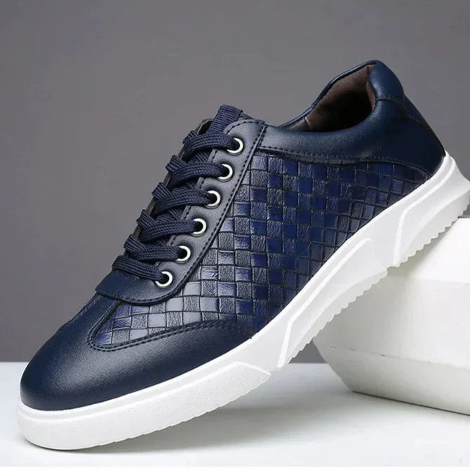 Sandrine Pic | Women's Bordeaux Woven Sneakers