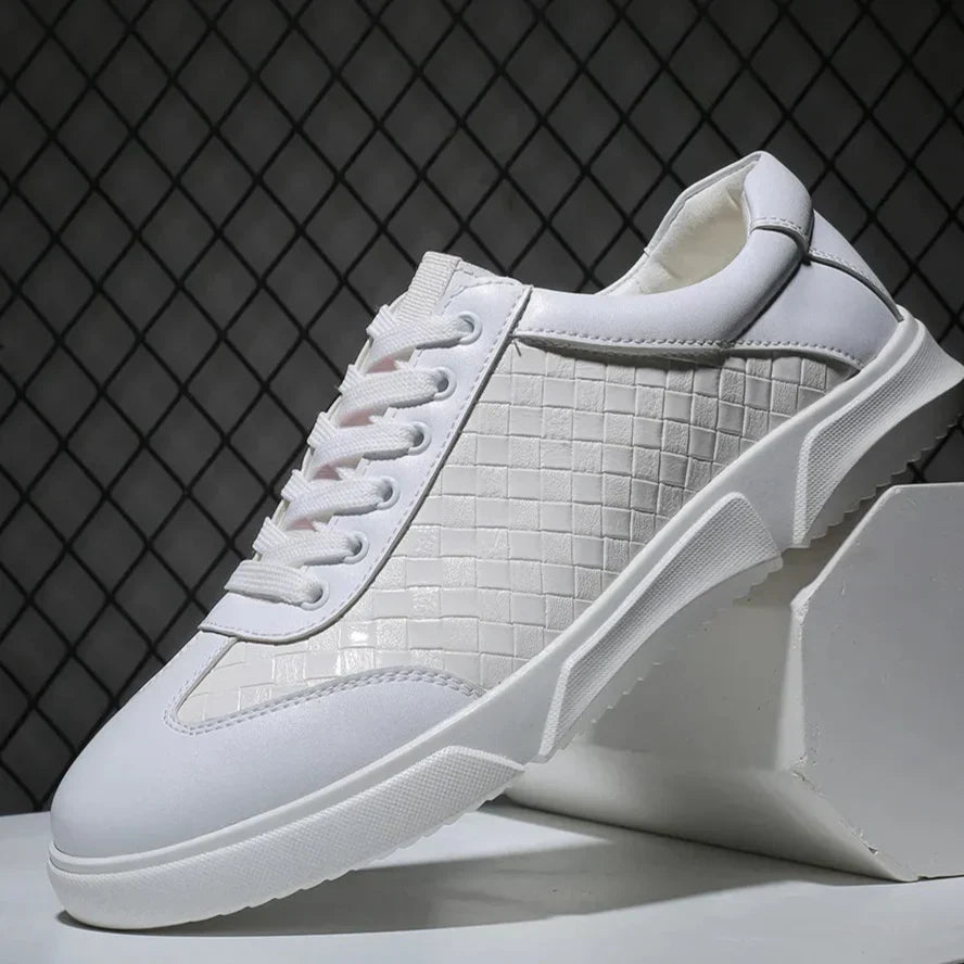 Sandrine Pic | Women's Bordeaux Woven Sneakers