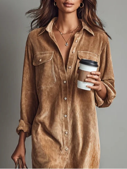 Sienna Pin | Women's Button Down Midi Dress