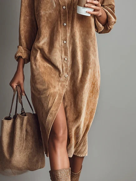 Sienna Pin | Women's Button Down Midi Dress