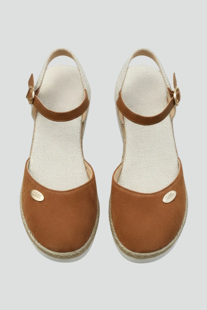 Romy Falk | Women's Closed-Toe Espadrille Sandals With Slingback Strap