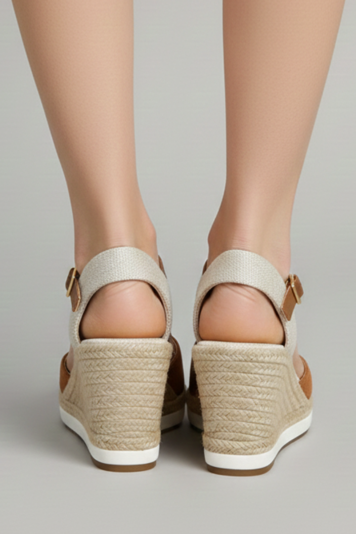 Romy Falk | Women's Closed-Toe Espadrille Sandals With Slingback Strap