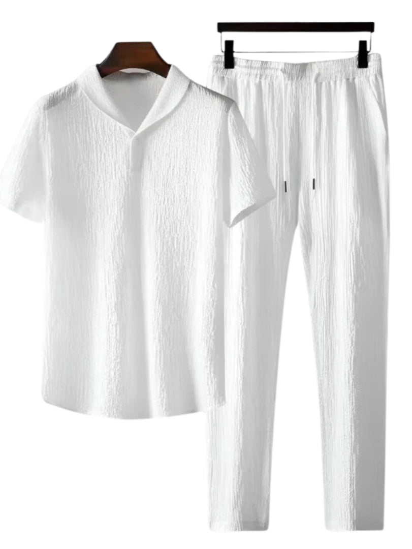 Suzette Veld | Women's Cris Cotton Polo & Pantalon Set