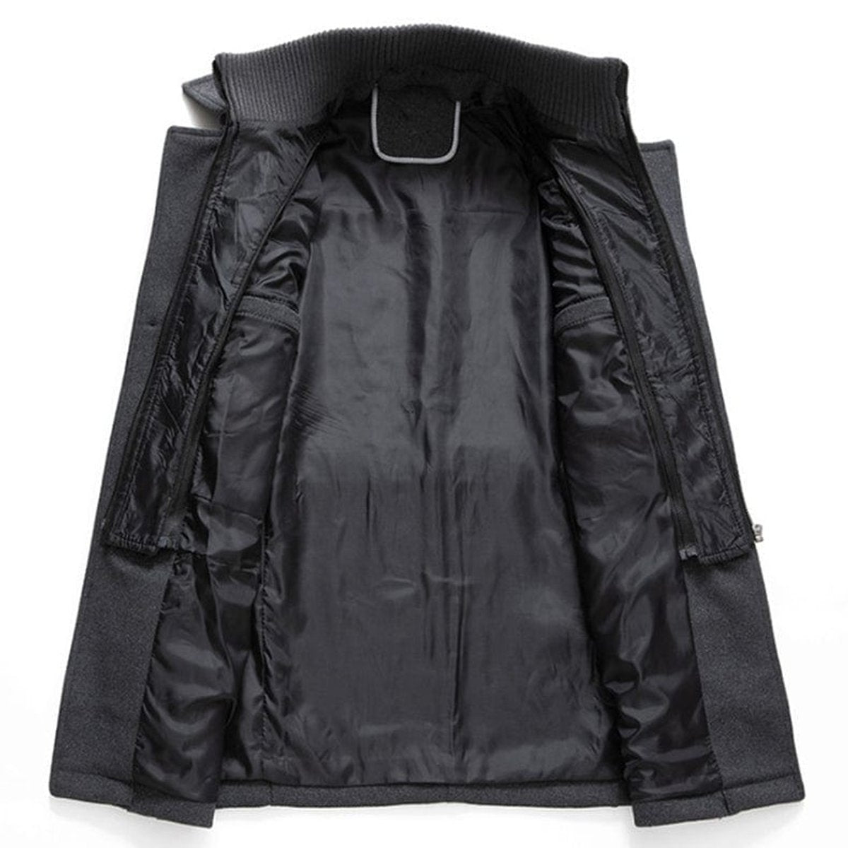 Étienne Bres | Men's Double Layer Wool Blend Single Breasted Overcoat Coat