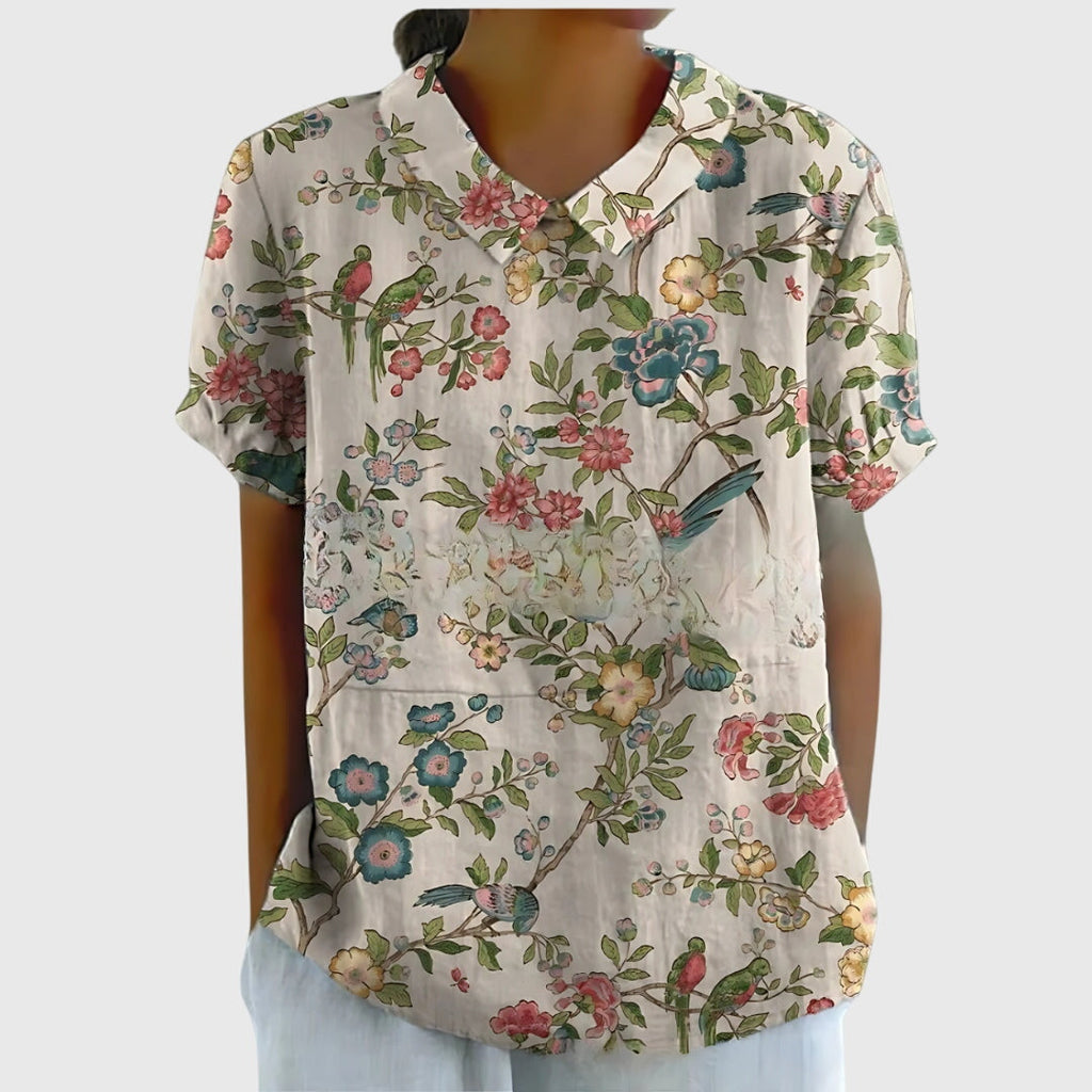 Juno Velt | Women's Floral Blouse