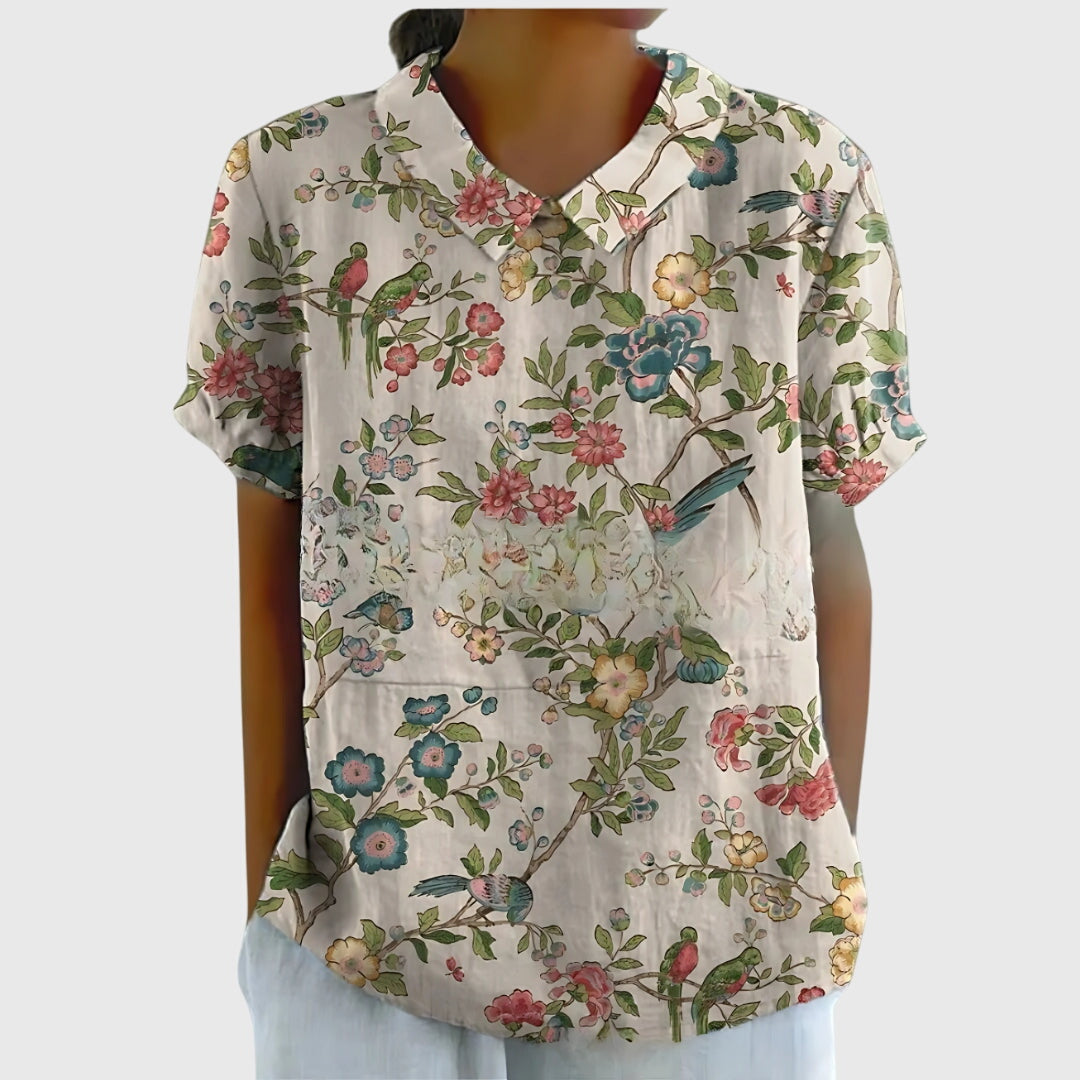 Juno Velt | Women's Floral Blouse