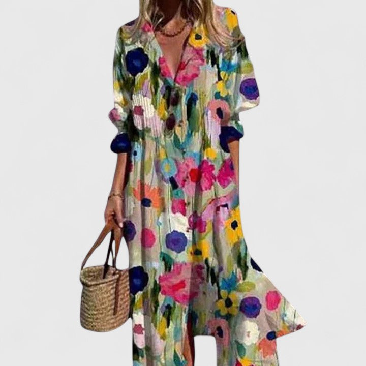 Francoise Charme | Women's Boho Maxi Dress