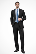Bram Veld | Men's Black Slim Business Suit