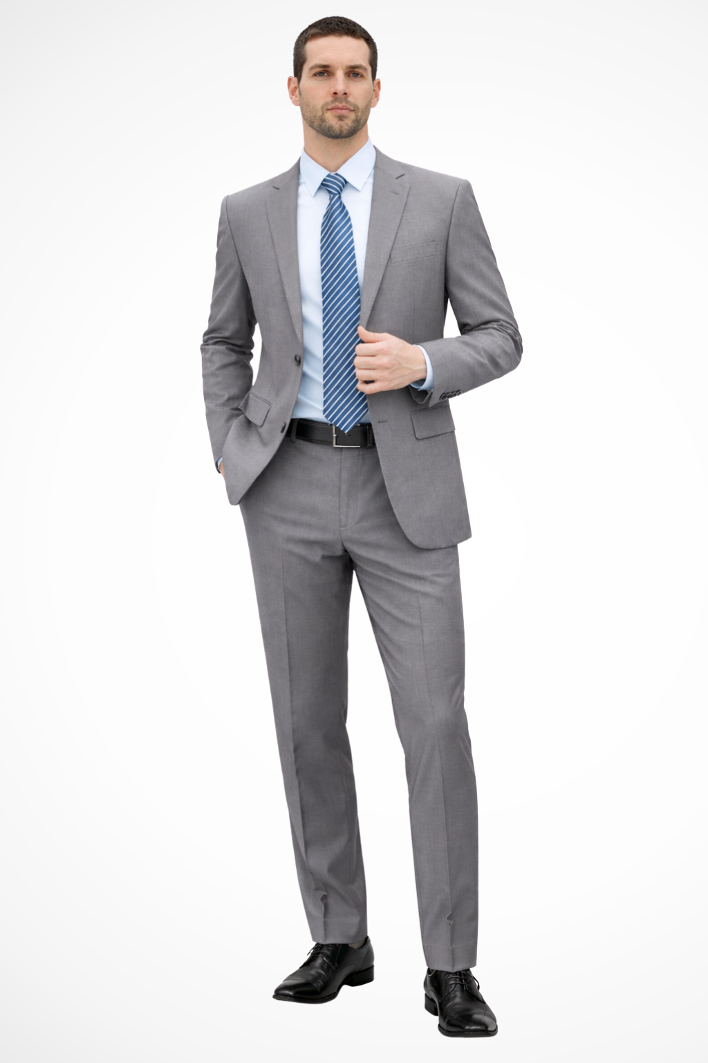 Bram Veld | Men's Black Slim Business Suit