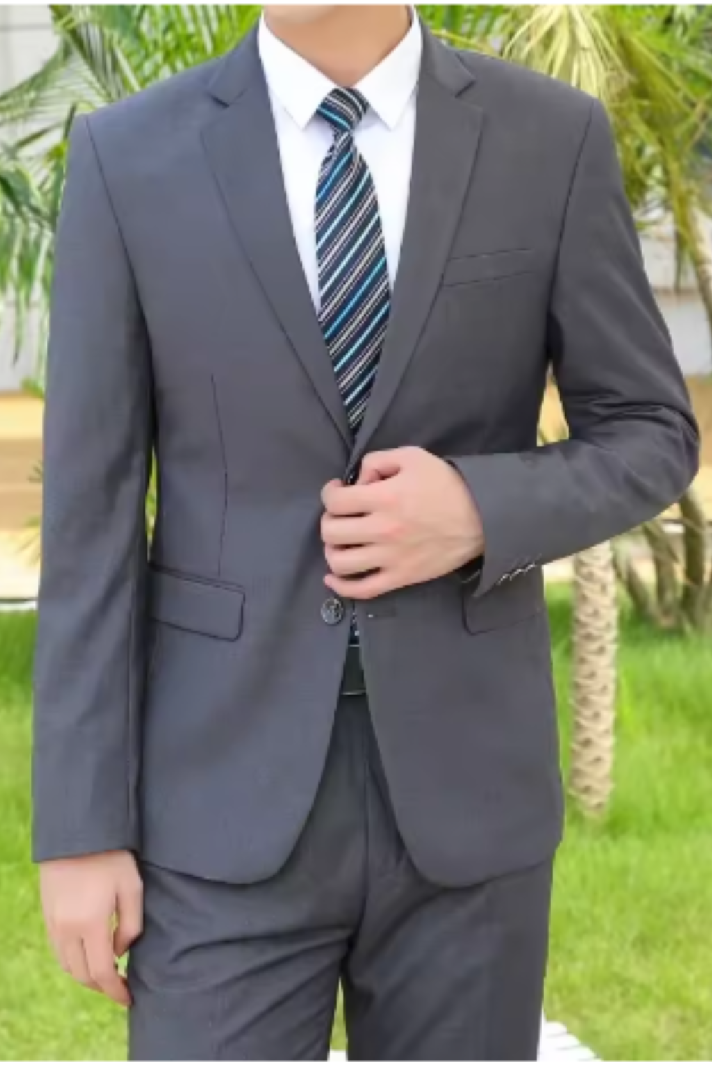 Bram Veld | Men's Black Slim Business Suit