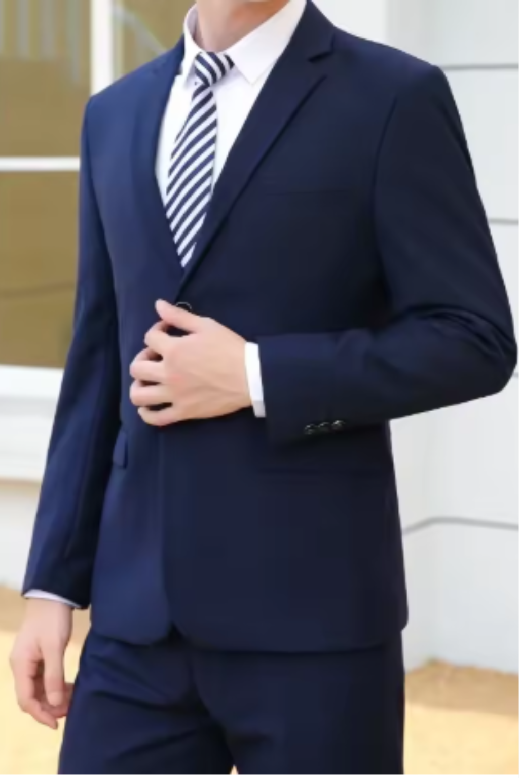 Bram Veld | Men's Black Slim Business Suit