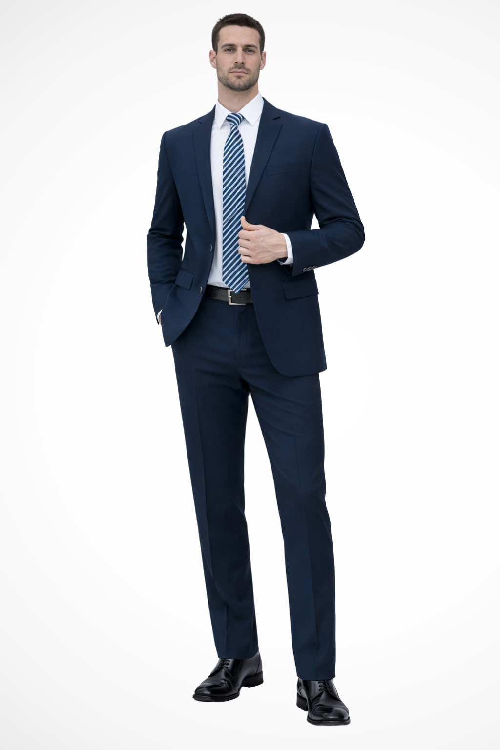 Bram Veld | Men's Black Slim Business Suit