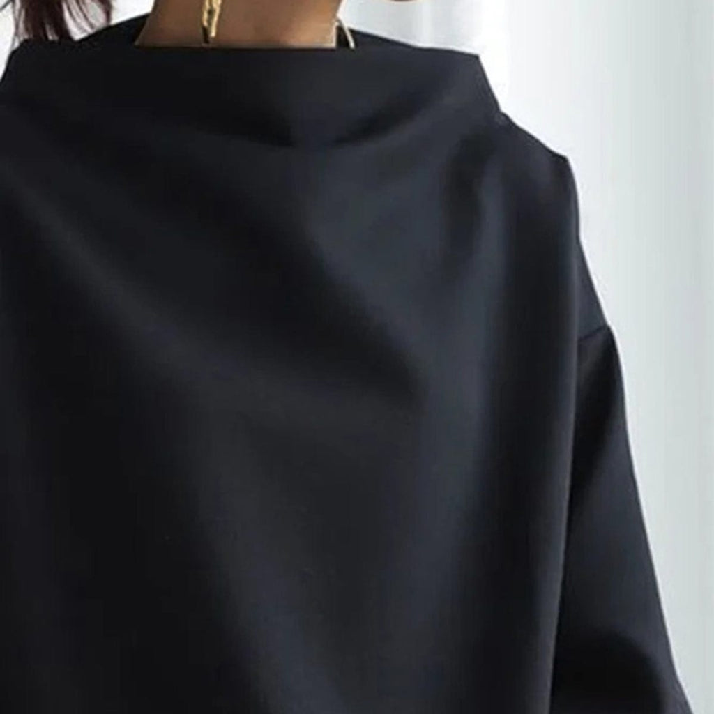 Joëlle Mor | Women's High Neck Soft Knit Top