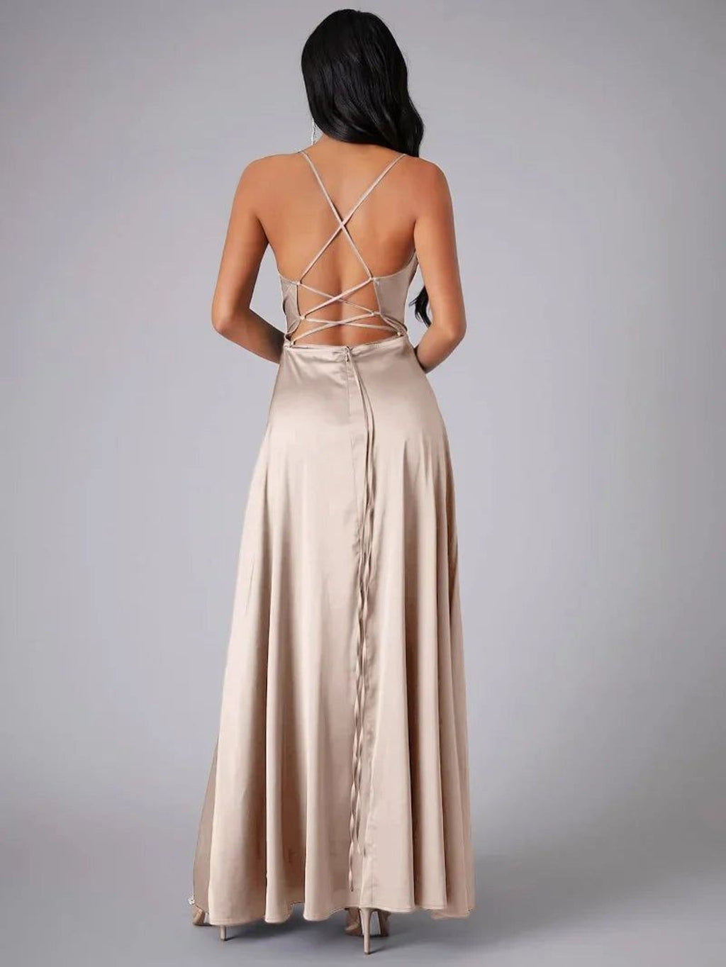 Mira Sante | Elegant Sleeveless Maxi Dress for Women