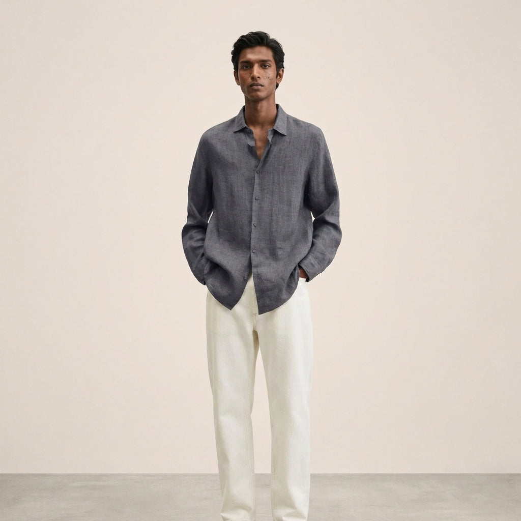 Finlay Russe | Men's Linen Shirt Classic Fit