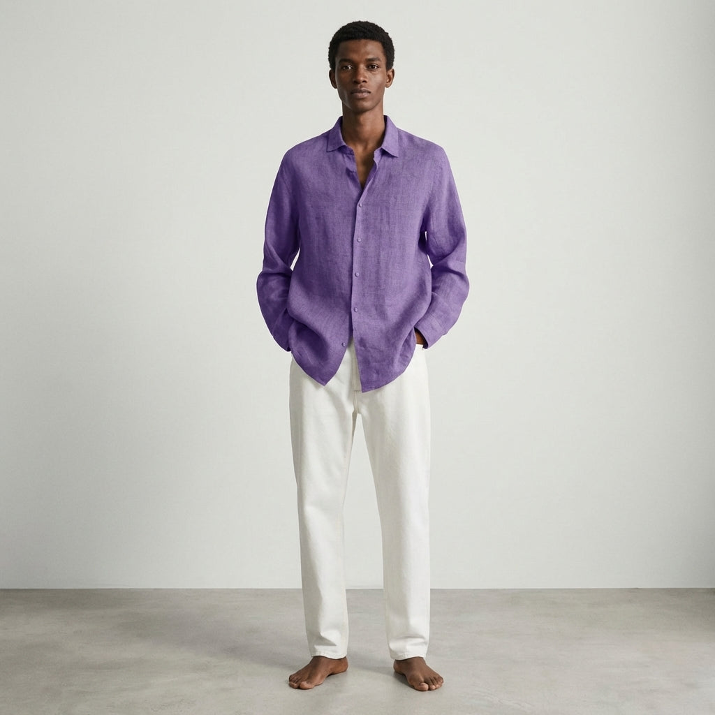 Finlay Russe | Men's Linen Shirt Classic Fit