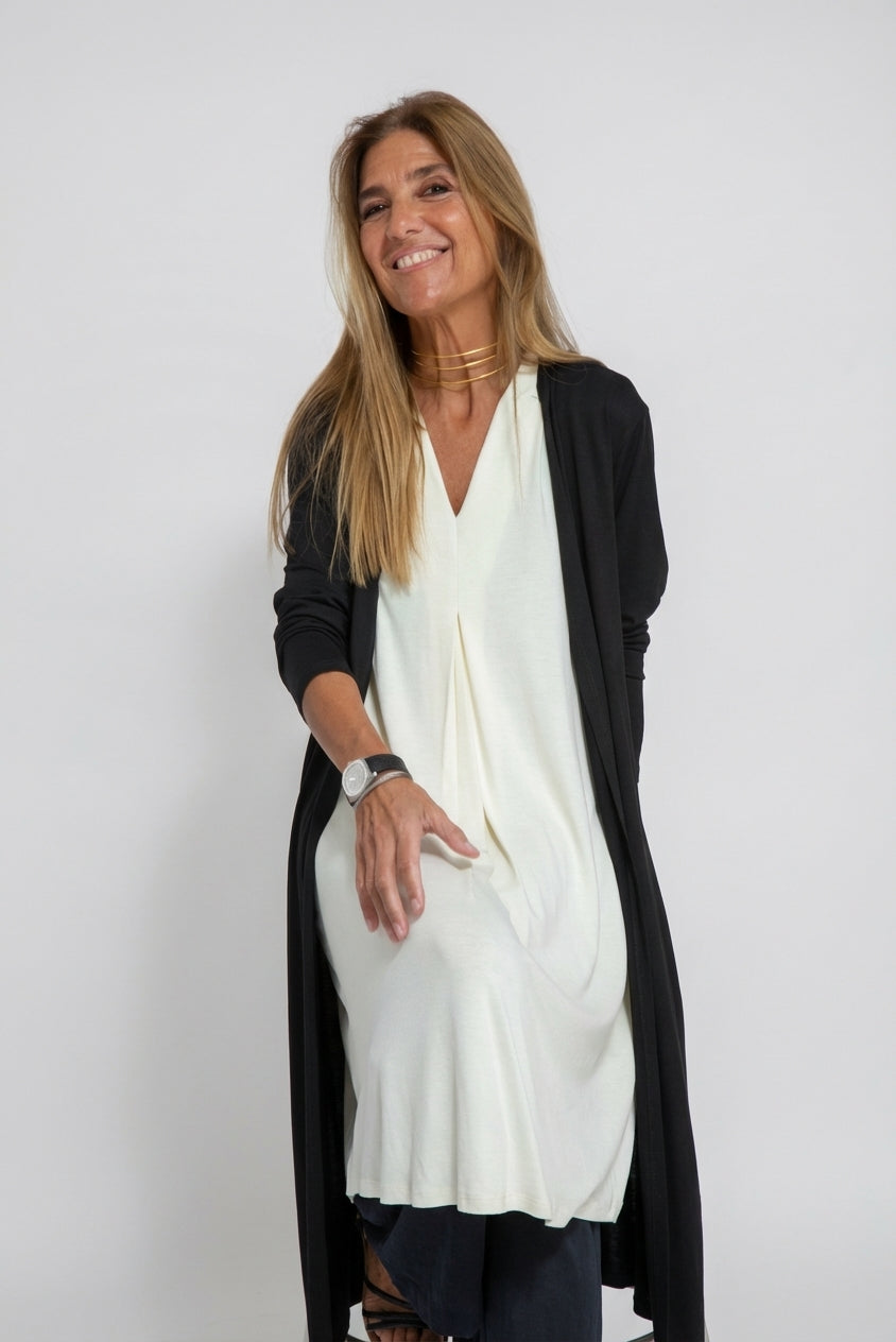 Cléa Voss | Slimming Dress with Cardigan