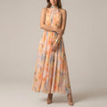 Isolde Brune | Women’s Backless Maxi Dress Peach