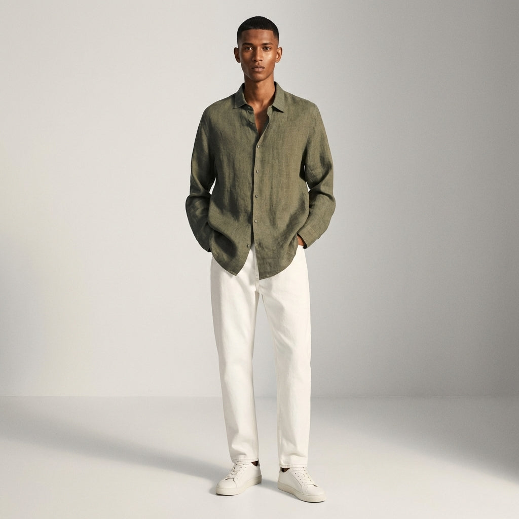 Finlay Russe | Men's Linen Shirt Classic Fit