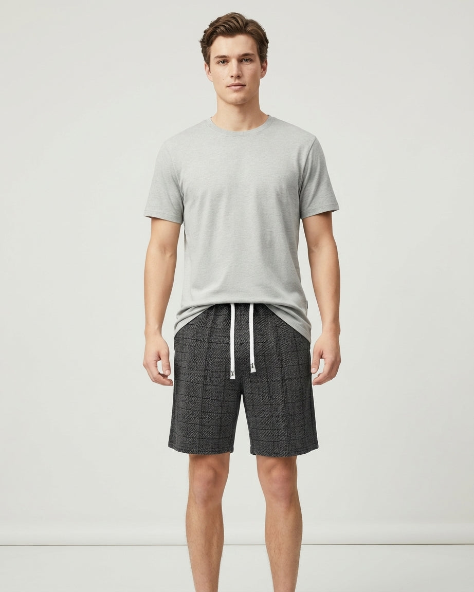 Bram Veld | Men’s Plaid Lounge Shorts