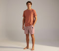 Mira Sante | Summer Shorts with Palm Embroidery