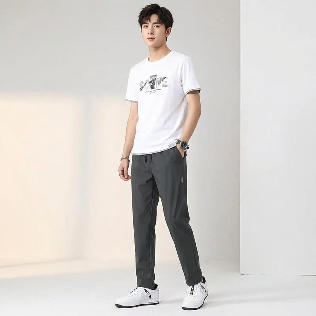 Finnian Grove | Sporty Jogging Pants with Drawstring