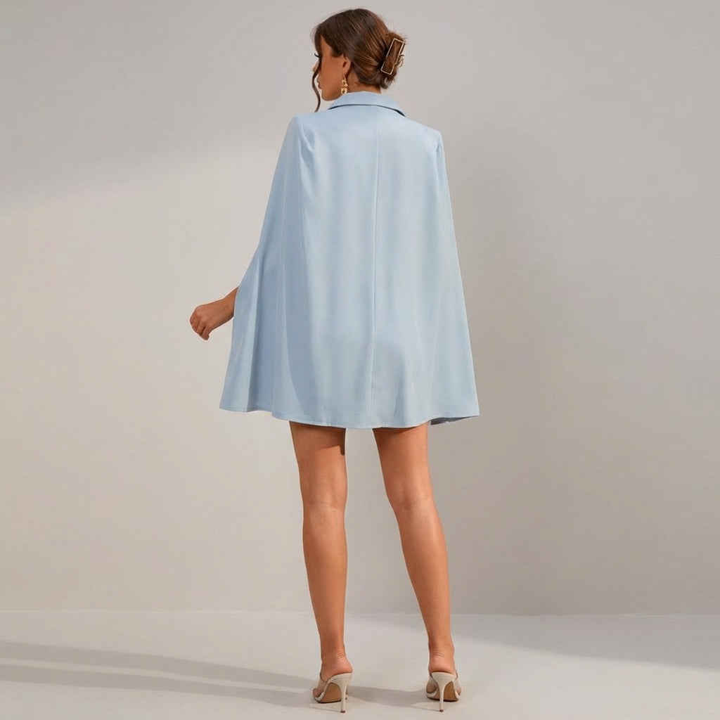 Vivienne Cord | Cape Blazer Mini Dress