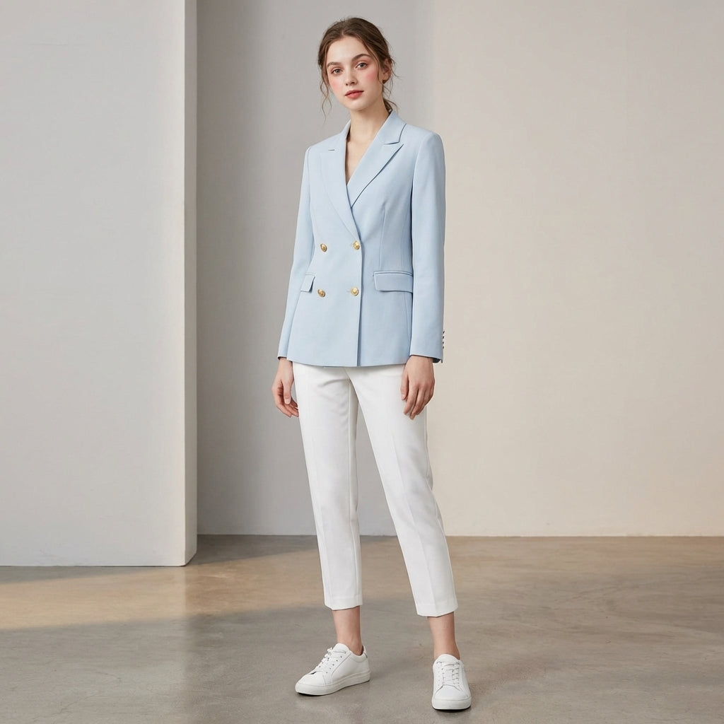 Vivienne Cord | Cape Blazer Mini Dress