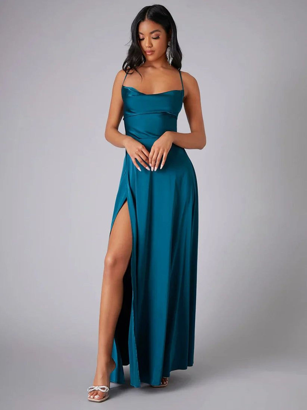 Mira Sante | Elegant Sleeveless Maxi Dress for Women