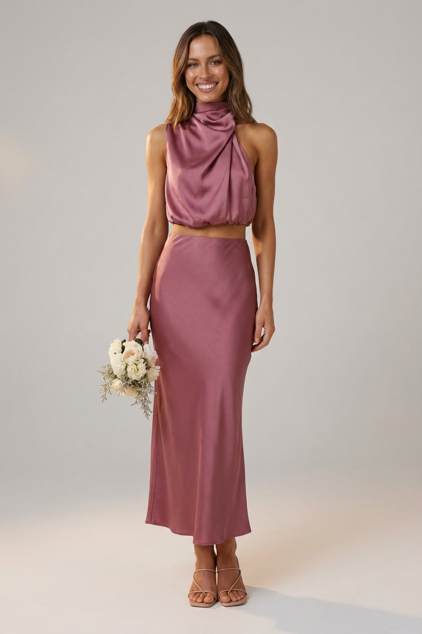 Léonie Dray | Satin Evening Dress for Women