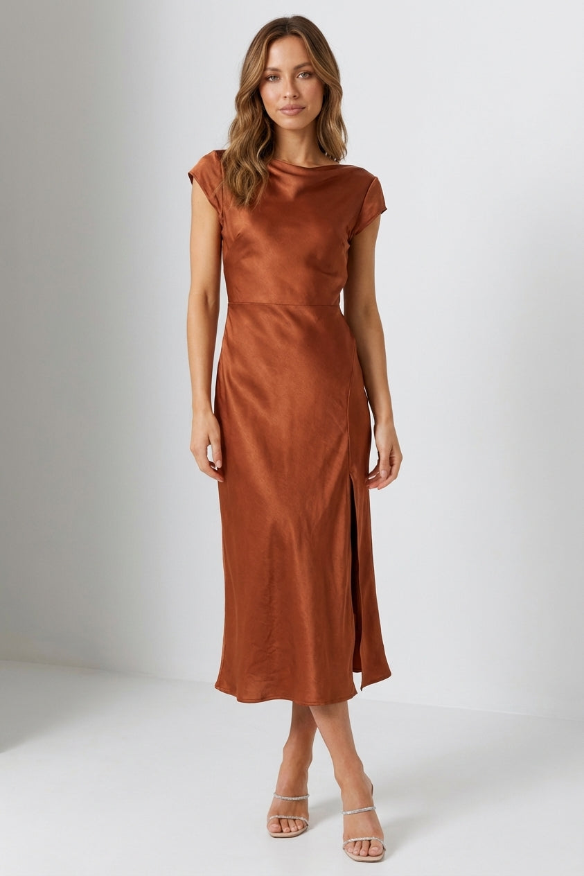Mira Sante | Women’s Midi Slip Dress