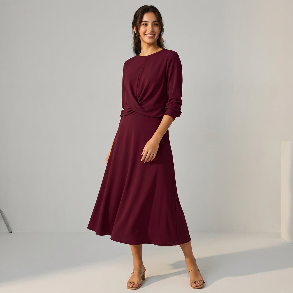 Vivienne Cord | Women’s Midi Sheath Dress