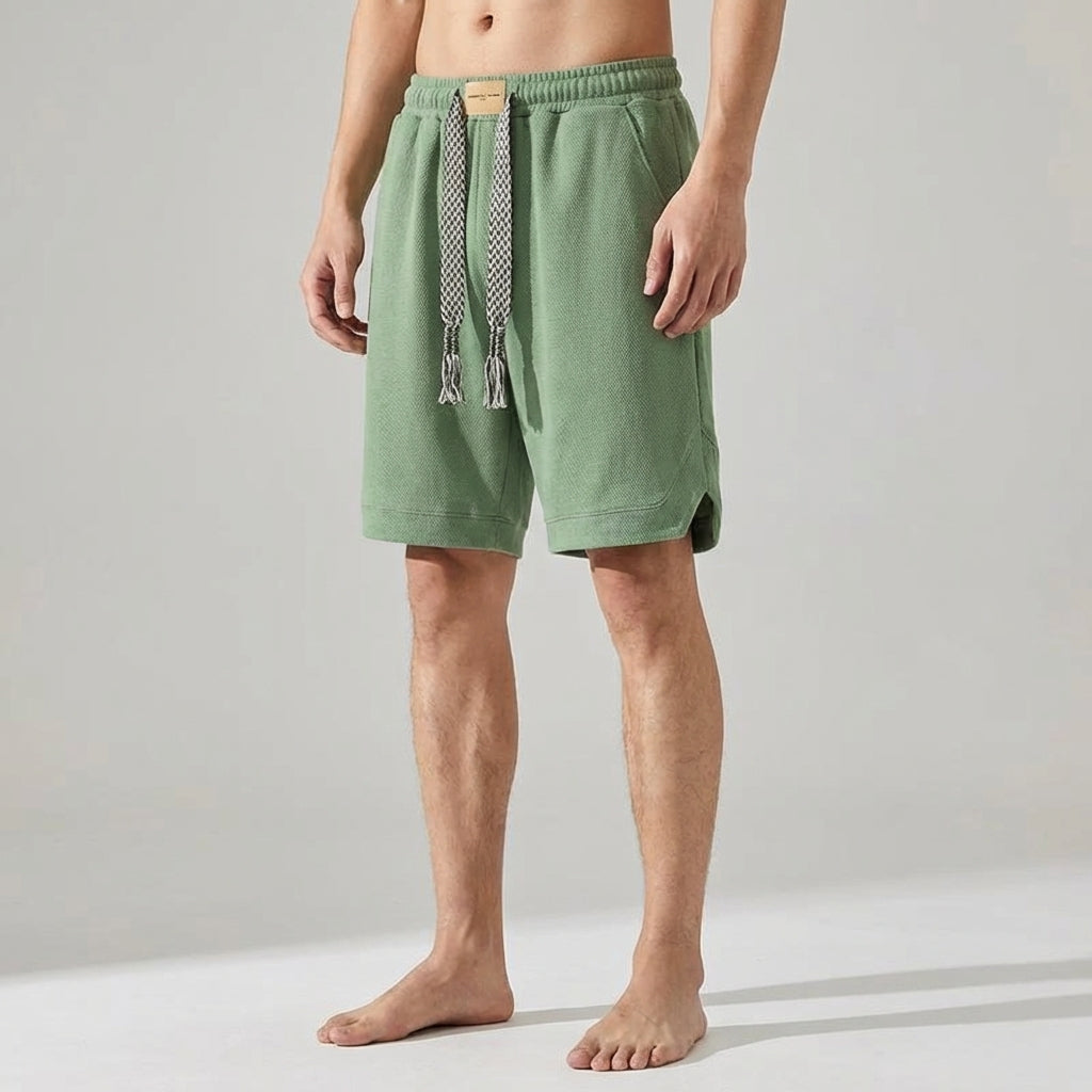 Dario Mell | Men’s Waffle Knit Lounge Shorts