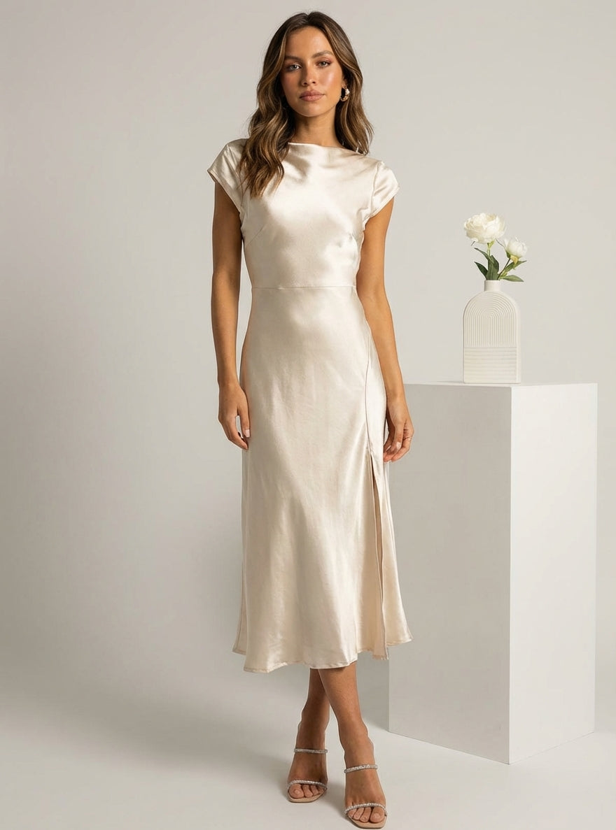 Mira Sante | Women’s Midi Slip Dress