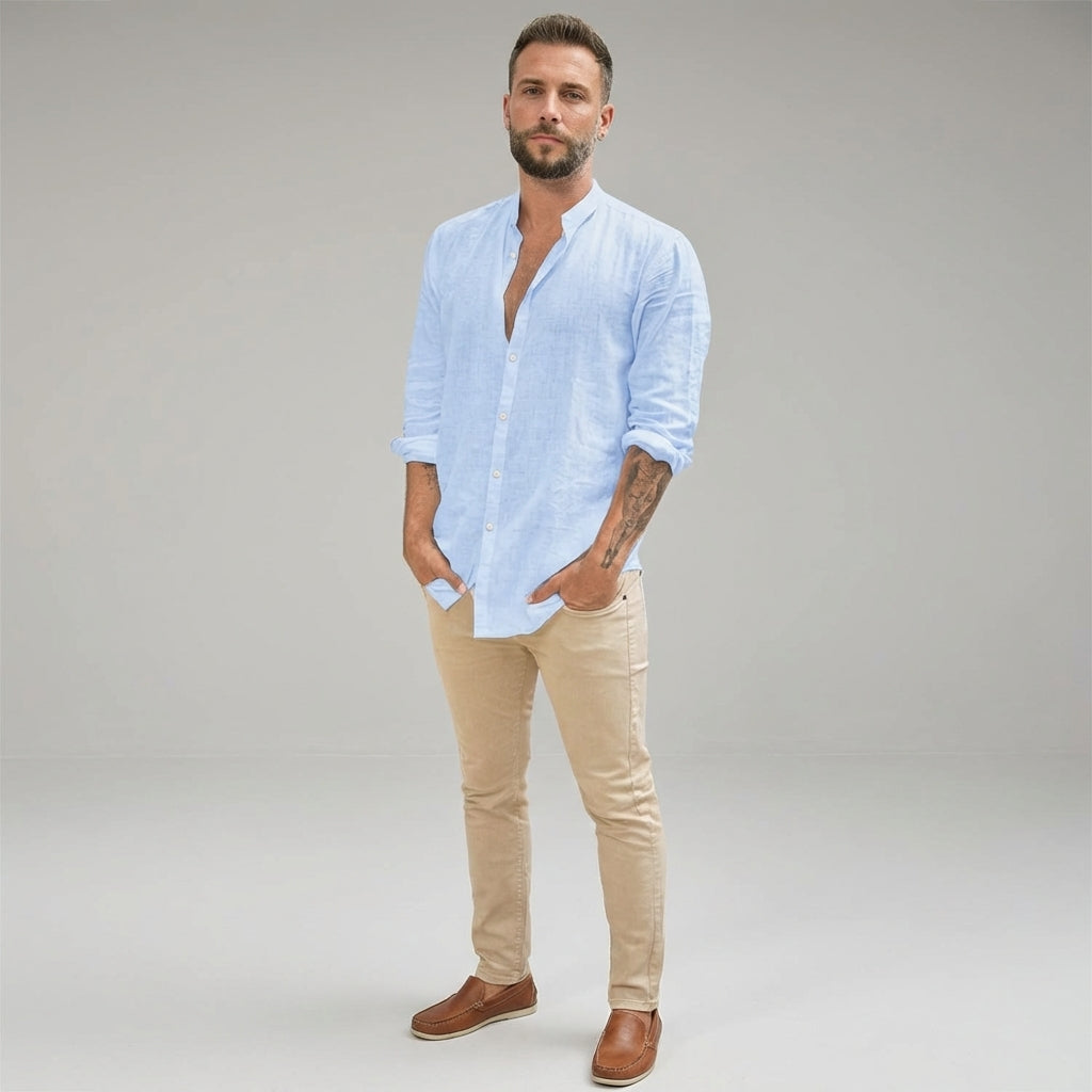Bram Veld | Men's Linen Shirt for Hot Days
