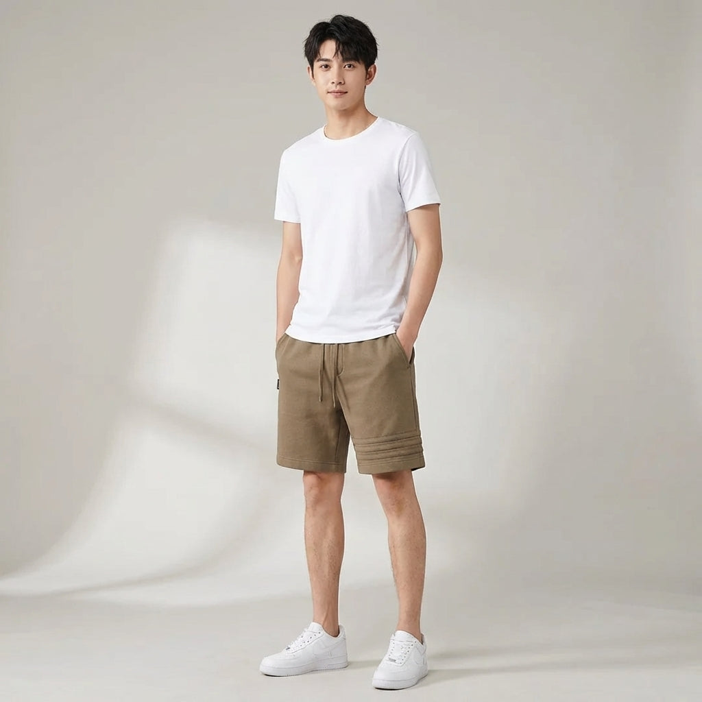 Dario Mell | Men’s Relaxed Fit Stripe Shorts