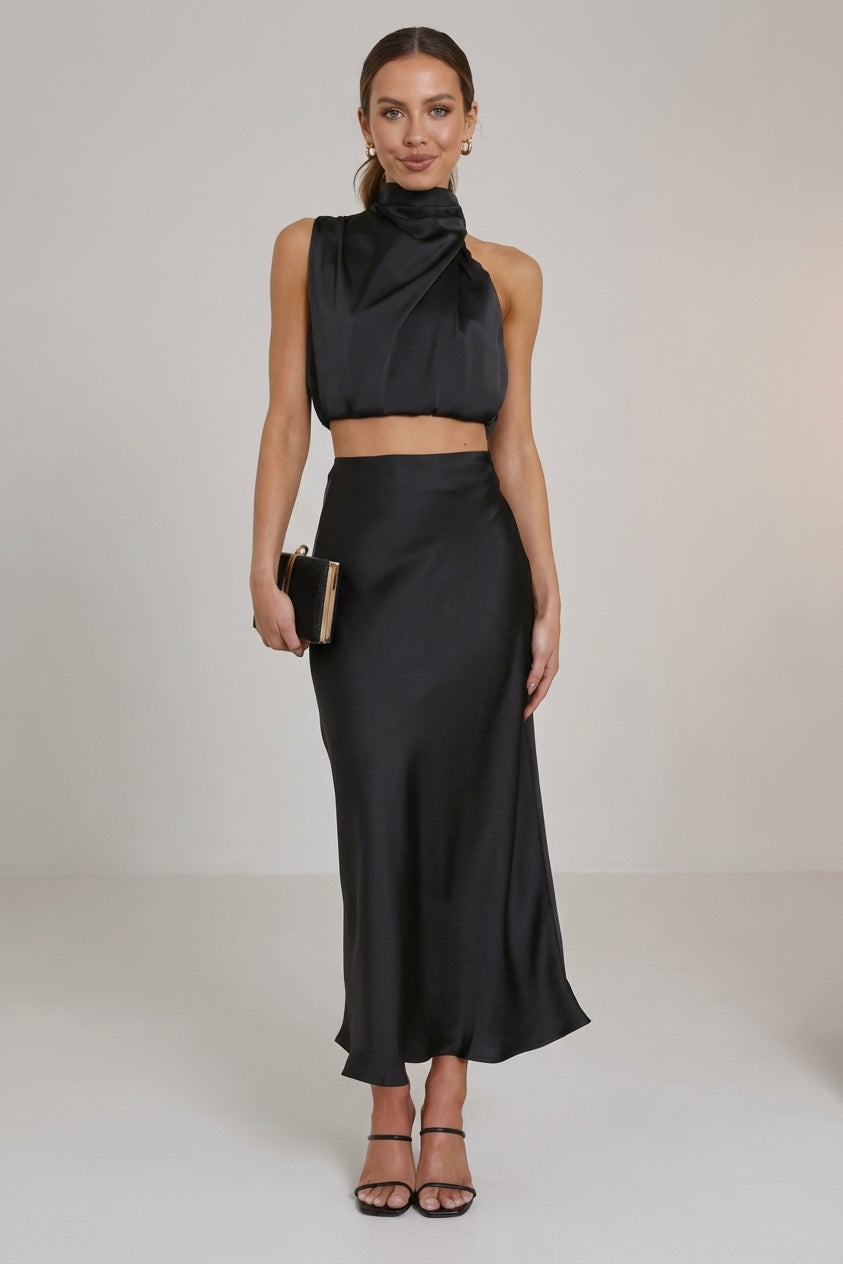 Léonie Dray | Satin Evening Dress for Women