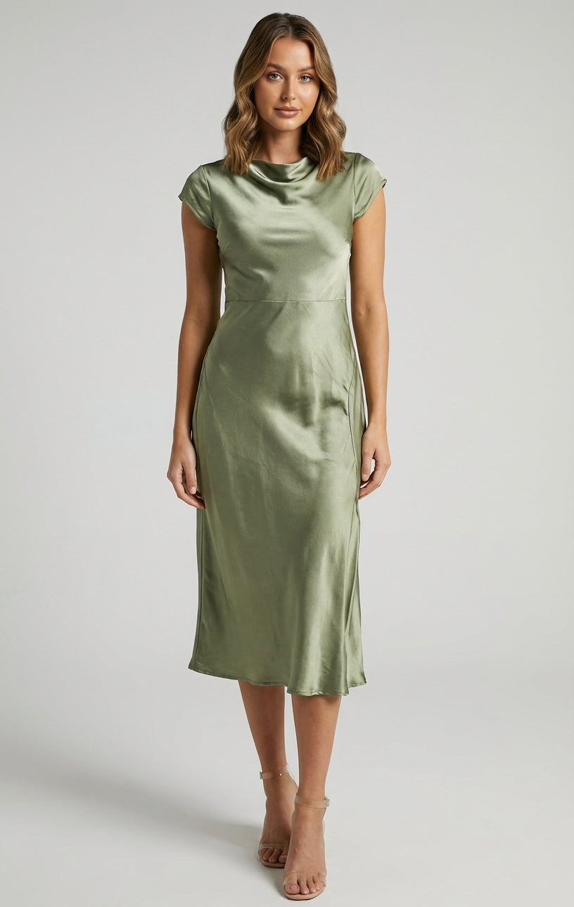 Mira Sante | Women’s Midi Slip Dress