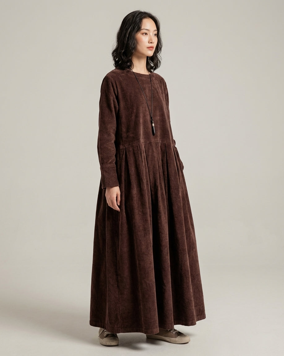 Isolde Brune | French Velvet Dress