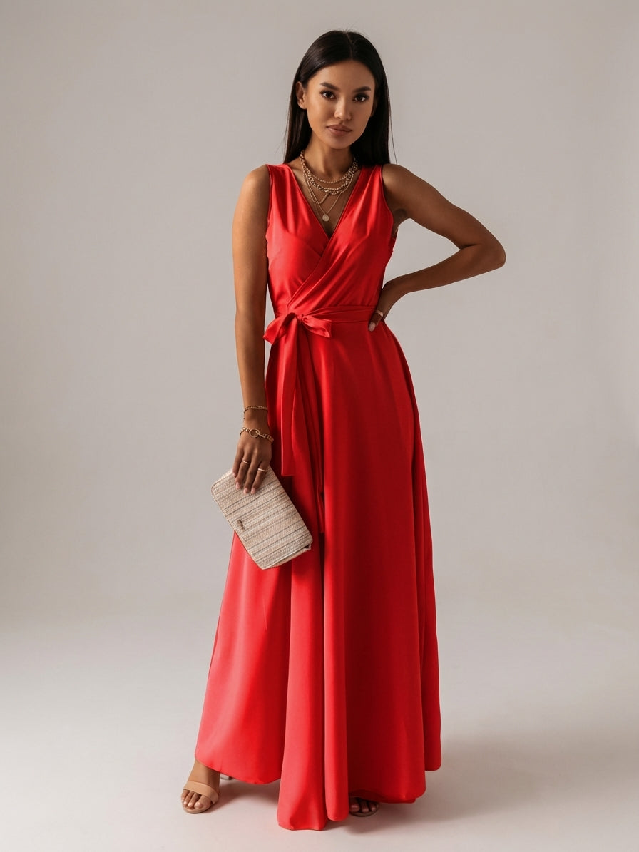 Léonie Dray | Long Dress with V-Neck